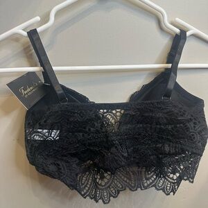 Frederick's of Hollywood Elegant Black Lace Bralette